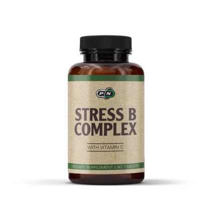 СТРЕС Витамини Б Комплекс с Витамин Ц х 90 таблетки Pure Nutrition | Stress Vitamin B Complex