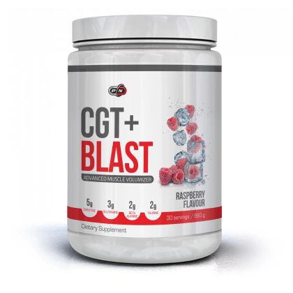 CGT BLAST + Хранителна Добавка с вкус на малина 660 гр Pure Nutrition