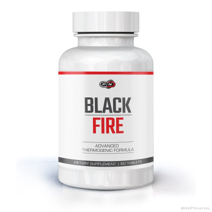 БЛЕК ФАЙЪР Термогенен Фетбърнър х 60 таблетки Pure Nutrition | Black Fire