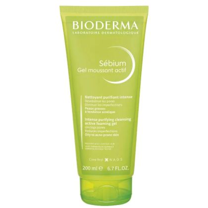 Биодерма СЕБИУМ Гел мусан АКТИВ 200 мл | Bioderma Sebium