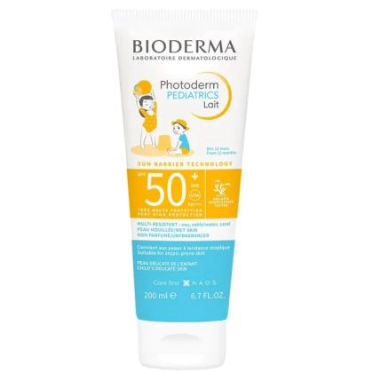 Биодерма ФОТОДЕРМ Педиатрикс мляко SPF50+ 200 мл | Photoderm Pediatrics Bioderma