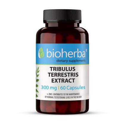 Трибулус ( Бабини зъби ) екстракт 300 мг 60 капсули БИОХЕРБА | BIOHERBA Tribulus Extract