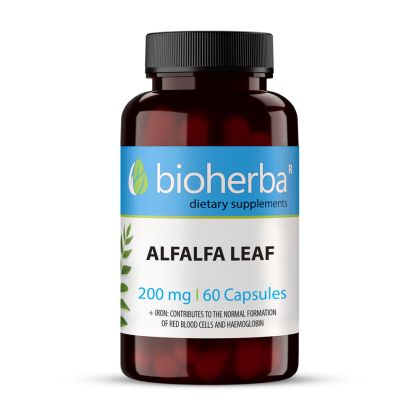 Люцерна листа 200 мг х 60 капсули БИОХЕРБА | BIOHERBA Alfalfa