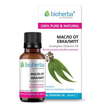 ЕВКАЛИПТ Етерично масло х 10 мл БИОХЕРБА | BIOHERBA Essential oil - Eucalyptus