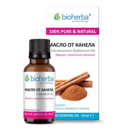 КАНЕЛА Етерично масло х 10 мл БИОХЕРБА | BIOHERBA Essential oil - Cinnamon