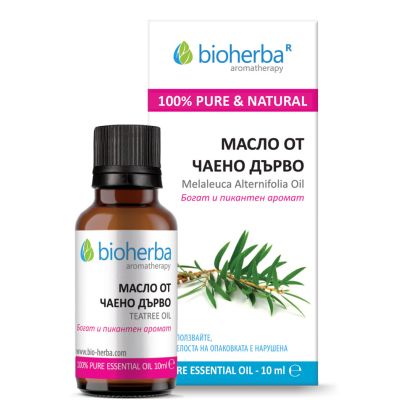 ЧАЕНО ДЪРВО Етерично масло х 10 мл БИОХЕРБА | BIOHERBA Essential oil - Tea Tree