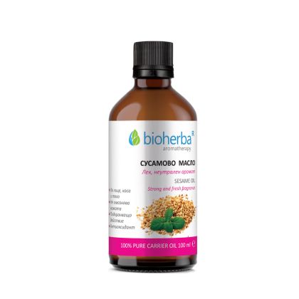 СУСАМ Базово масло х 100 мл БИОХЕРБА | BIOHERBA Carrier oil - Sesame seeds