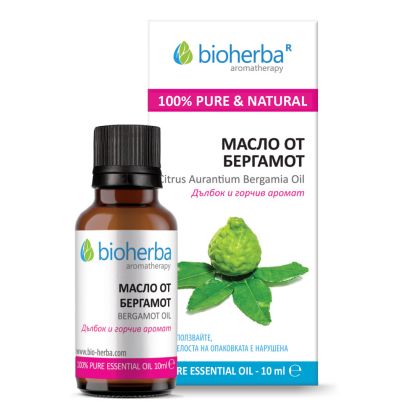 БЕРГАМОТ Етерично масло х 10 мл БИОХЕРБА | BIOHERBA Essential oil - Bergamot