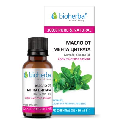 ЦИТРАТНА МЕНТА Етерично масло х 10 мл БИОХЕРБА | BIOHERBA Essential oil - Mint