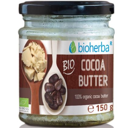 Био какаово масло х 150 гр БИОХЕРБА | Cocoa oil BIO 100% BIOHERBA