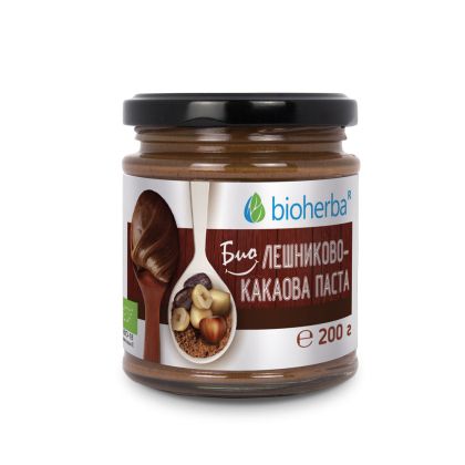 БИО Лешниково-какаова паста х 200 гр БИОХЕРБА | BIOHERBA Hazelnut-cacao paste