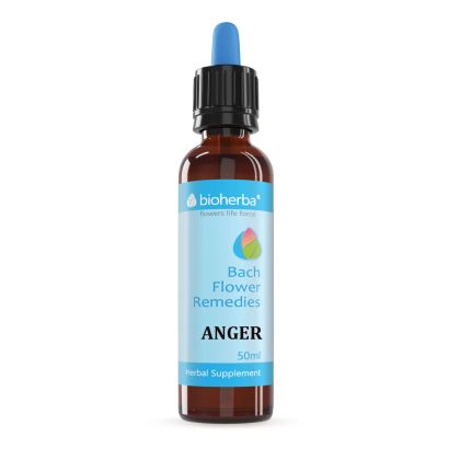 Конфликти х 50 мл - Капките на доктор БАХ Биохерба | ANGER, Dr Bach Flower Remedies BIOHERBA