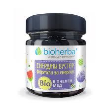 Пчелен мед БИО + Формула за енергия х 280 гр БИОХЕРБА | ORGANIC BEE HONEY BIOHERBA