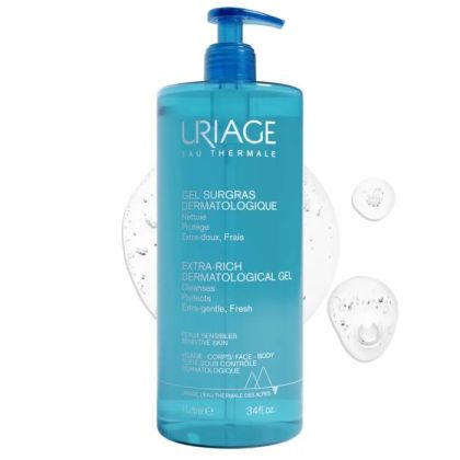 ЮРИАЖ Богат измивен душ - гел за цялото тяло х 1000 мл | URIAGE Gel Sugras Cleansing gel