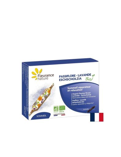 Пасифлора, Лавандула, Ешолция БИО х 10 ампули против стрес и безсъние ФЛОРАНС | Fleurance Nature