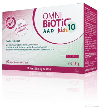 ОМНИ БИОТИК КИДС 10 AAD х 20 сашети за деца | Omni-biotic Institut Allergosan