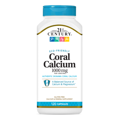21st Century Корал Калций 1000 мг х 120 капсули | Coral Calcium