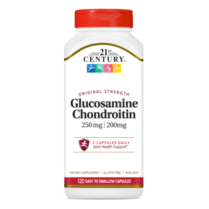 21st Century Глюкозамин + Хондроитин 250/200 мг х 120 капсули | Glucosamine Chondroitin