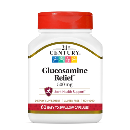 21st Century Глюкозамин 500 мг х 60 капсули | Glucosamine Relief