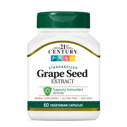 21st Century Гроздови семки екстракт 50 мг х 60 капсули | Grape Seed Extract