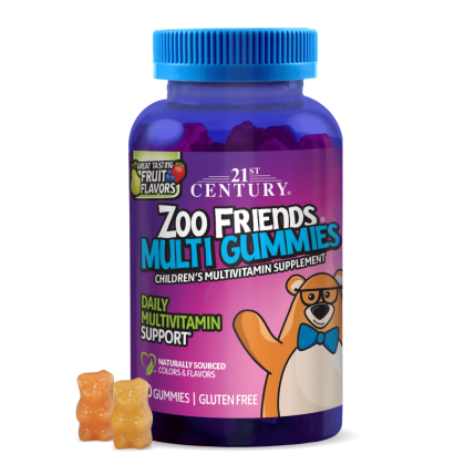 21st Century Zoo Friends Мултивитамини за Деца х 60 желирани таблетки