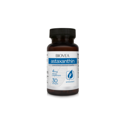 Астаксантин 4 мг х 30 капсули Biovea | Astaxanthin