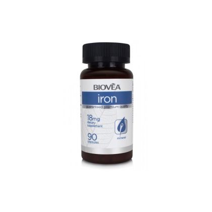 Желязо хелат 18 мг х 90 капсули Biovea | Iron Chelate