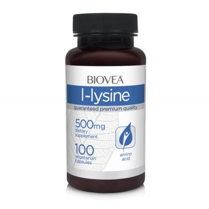 Л-Лизин 500 мг х 100 капсули Biovea | L-Lysine
