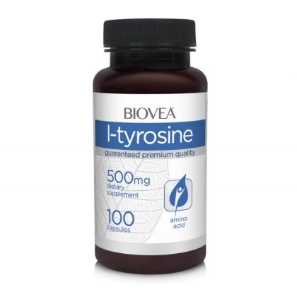 Л-Тирозин 500 мг х 100 капсули Biovea | L-Tyrosine
