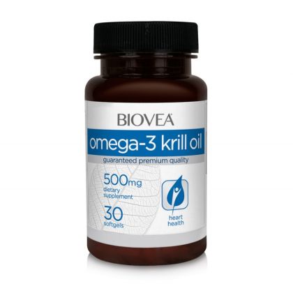 Крил масло - Омега 3 х 30 капсули Biovea | Omega-3 Krill Oil