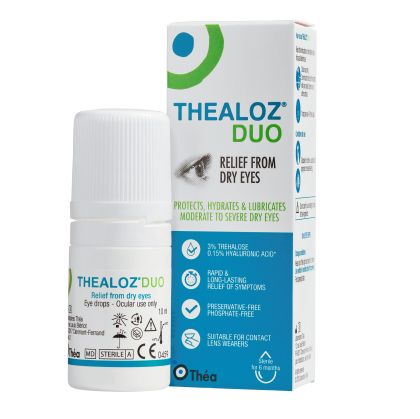 ТЕАЛОЗ ДУО капки за очи х 5 мл THEA | Thealoz Duo