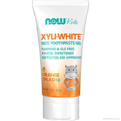 КСИЛИУАЙТ Детска гел паста за зъби х 85 гр Now Foods | Xyliwhite