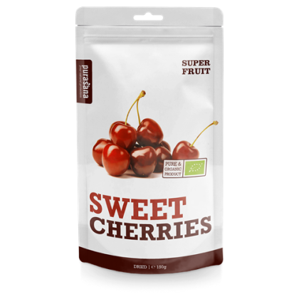 Сладки сушени череши БИО х 150 гр PURASANA | Sweet Cherries Organic