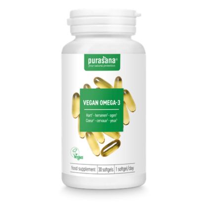 Веган ОМЕГА 3 х 30 меки капсули PURASANA | Vegan Omega 3