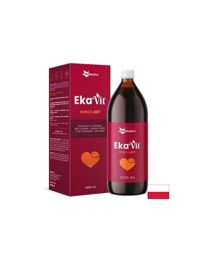 ЕКАВИТ Течна формула с витамини и билкови екстракти за здраво сърце х 1 литър Ekamedica