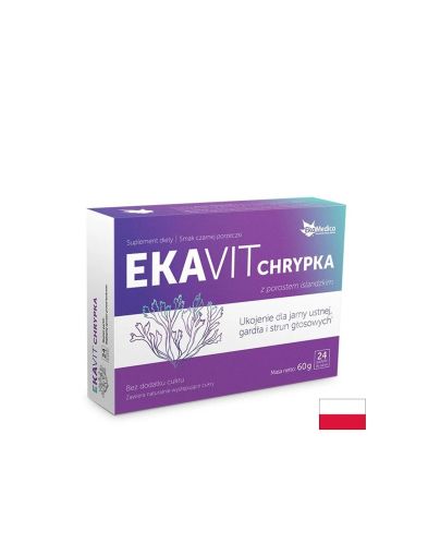 Исландски лишей + Евкалипт х 24 таблетки за смучене за гърло и лигавици