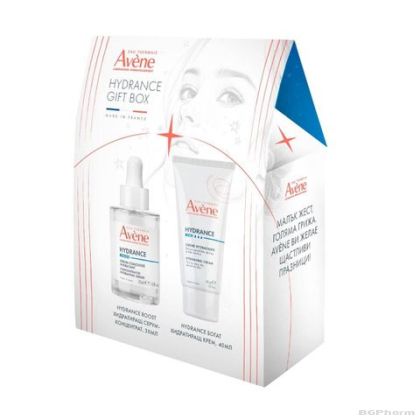 Авен ХИДРАНС Богат хидратиращ крем + серум BOOST за лице ПРОМО КОМПЛЕКТ | Hydrance Avene 
