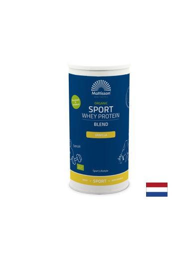 Суроватъчен протеин със суперхрани на прах х 450 гр ( ванилия ) Mattisson Healthstyle | Whey protein & Super Fooods