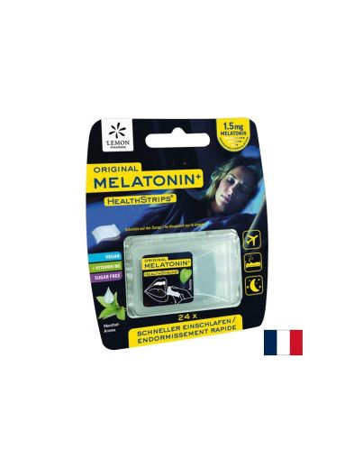 Мелатонин 0.75 мг + Витамин Б6 0.5 мг х 24 ментови ленти Lemon Pharma