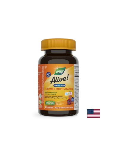 АЛАЙВ Мултивитамини за деца х 40 желирани таблетки Nature's Way | Alive Kids Multies Gummies