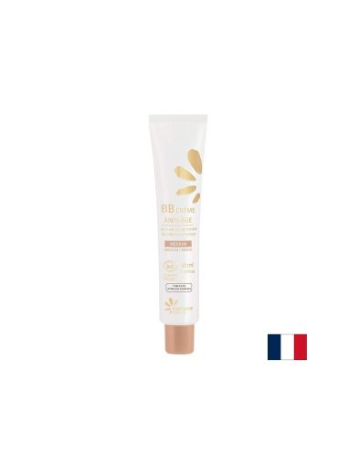 ББ Био крем за лице с алое, масло от ший и букови пъпки ( среден тон , medium ) х 40 мл Fleurance Nature