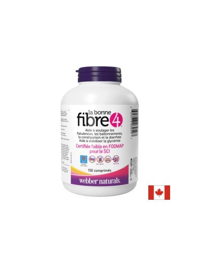 Гуар гума фибри Fibre4 ™ 5 гр х 150 таблетки Webber Naturals | Guar Gum Fibres