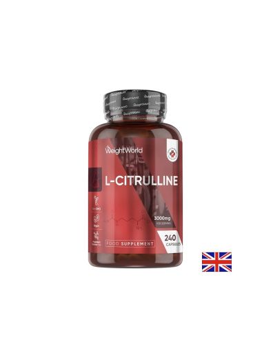 Л-Цитрулин 3000 мг х 240 капсули Weight World | L-Citrulline