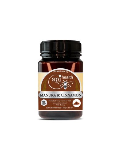 Пчелен мед Манука с канела Cinnamon VENZ MGO 100+ х 500 гр APIHEALTH