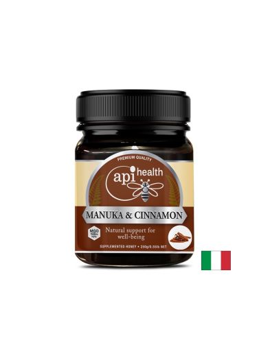 Пчелен мед Манука с канела Cinnamon VENZ MGO 100+ х 250 гр APIHEALTH