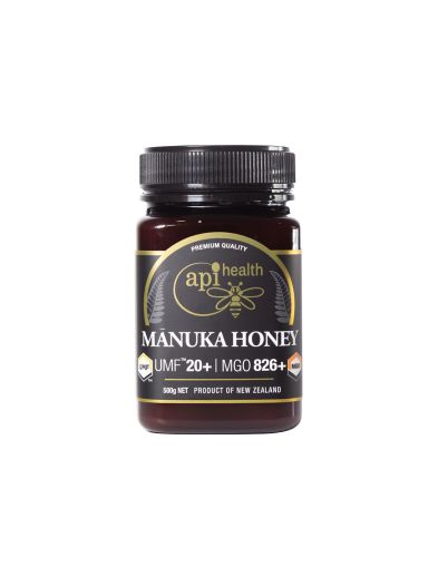 Манука мед UMF™ 20+ / MGO 826 За антимикробна защита и имунитет х 500 гр APIHEALTH