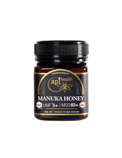 Пчелен мед Манука UMF™ 5+ / MGO 83 за тонус и имунитет х 250 гр APIHEALTH