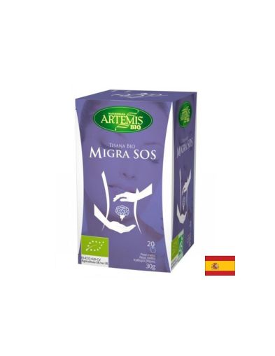 Чай при мигрена БИО х 20 пакетчета Herbes del Moli Artemis