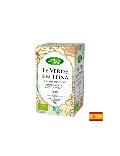 Зелен чай без кофеин БИО х 20 пакетчета Herbes del Moli Artemis