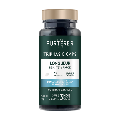 ТРИФАЗИК Хранителна добавка за растеж на косата х 90 капсули RENE FURTERER | Triphasic Caps